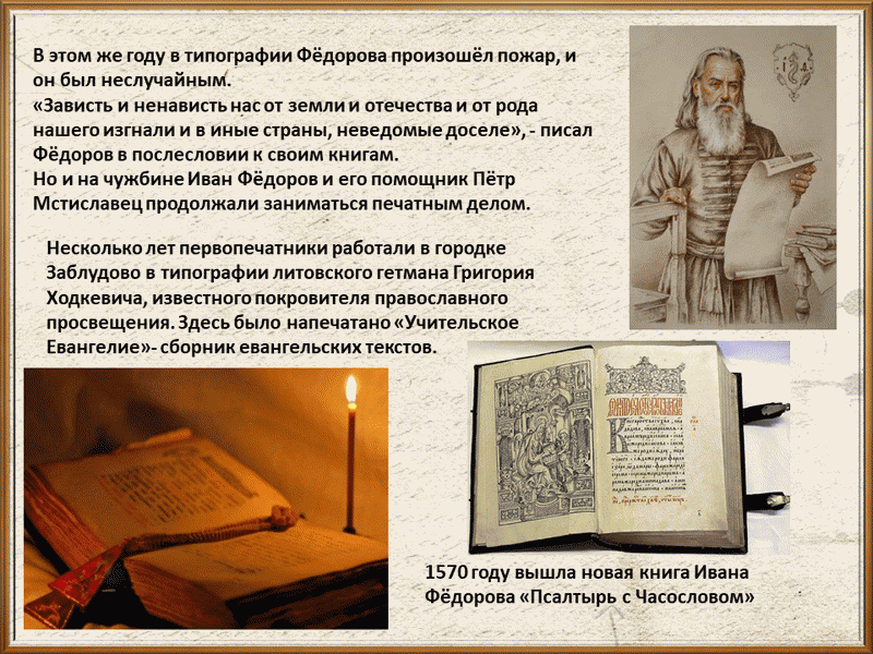 Список духовных книг